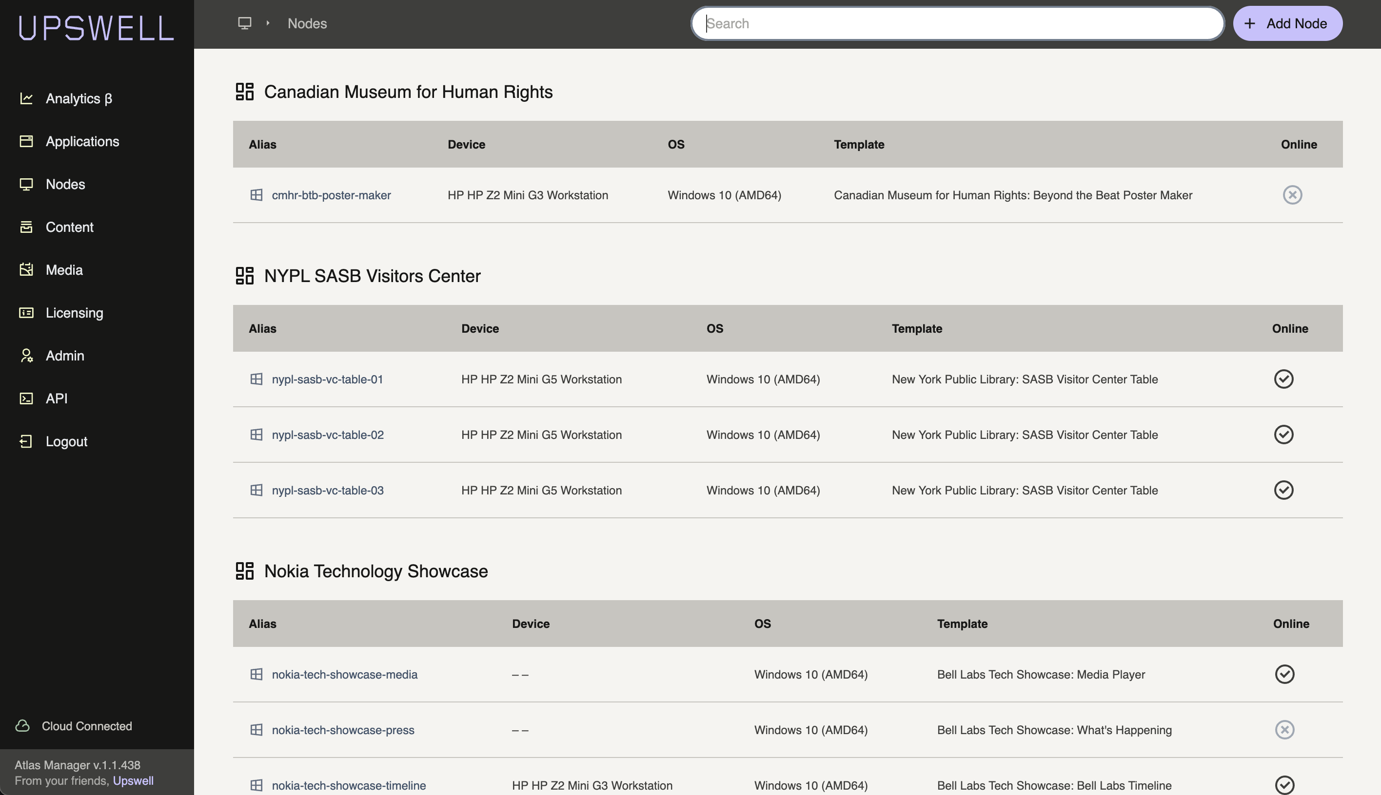 Experience Manager Node overview.